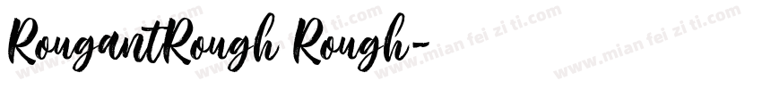 RougantRough Rough字体转换
